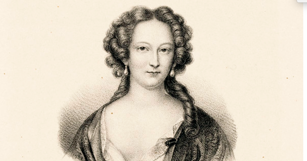 Portrait ancien de femme (Marie-Anne de la Trémoille)